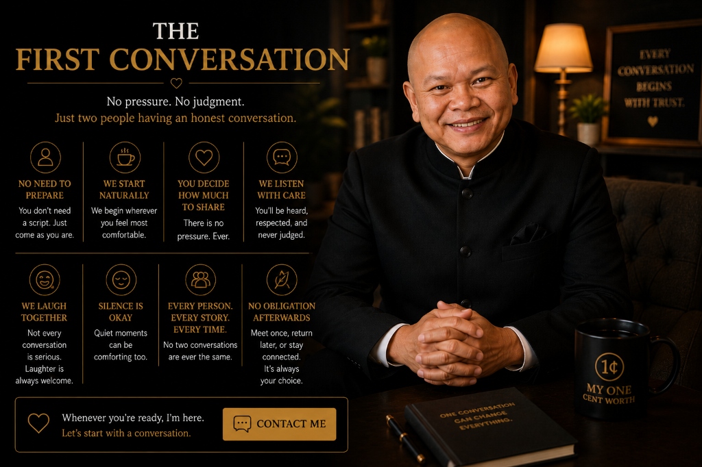 Your First Conversation Your First Conversation | What Happens When We Meet by Tashi Khoo