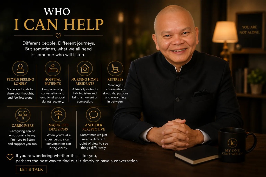 Who I Can Help Who I Can Help | Companion Services Singapore by Tashi Khoo